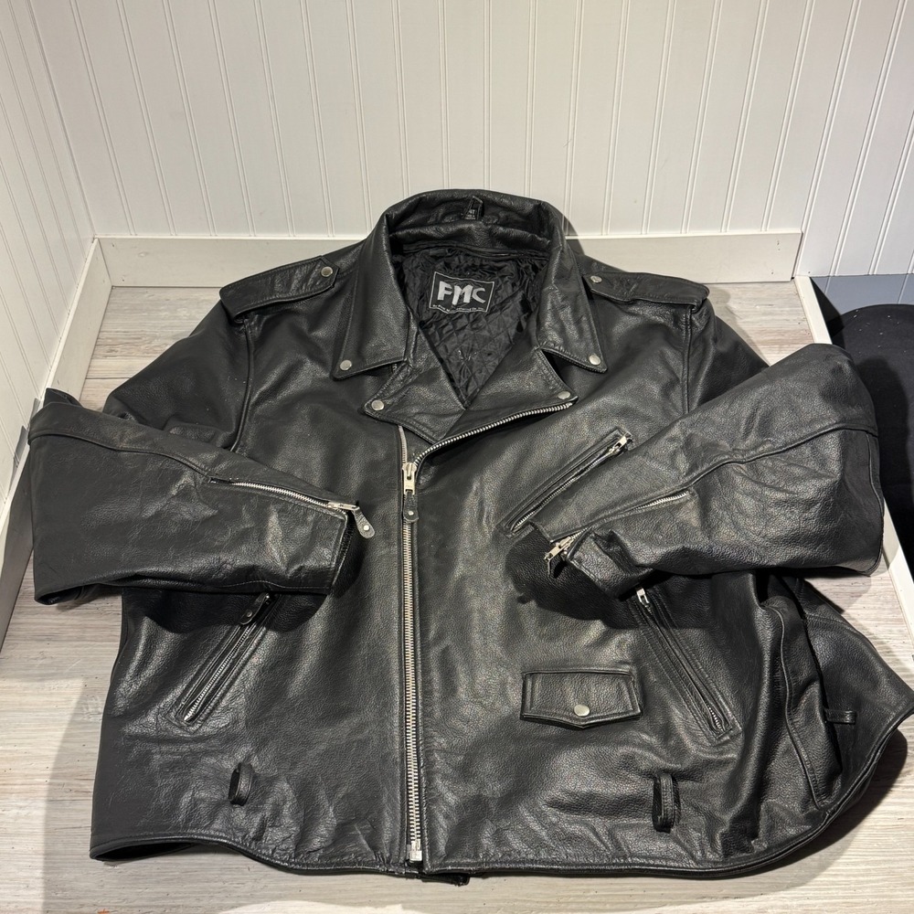Black Leather Men's Jacket